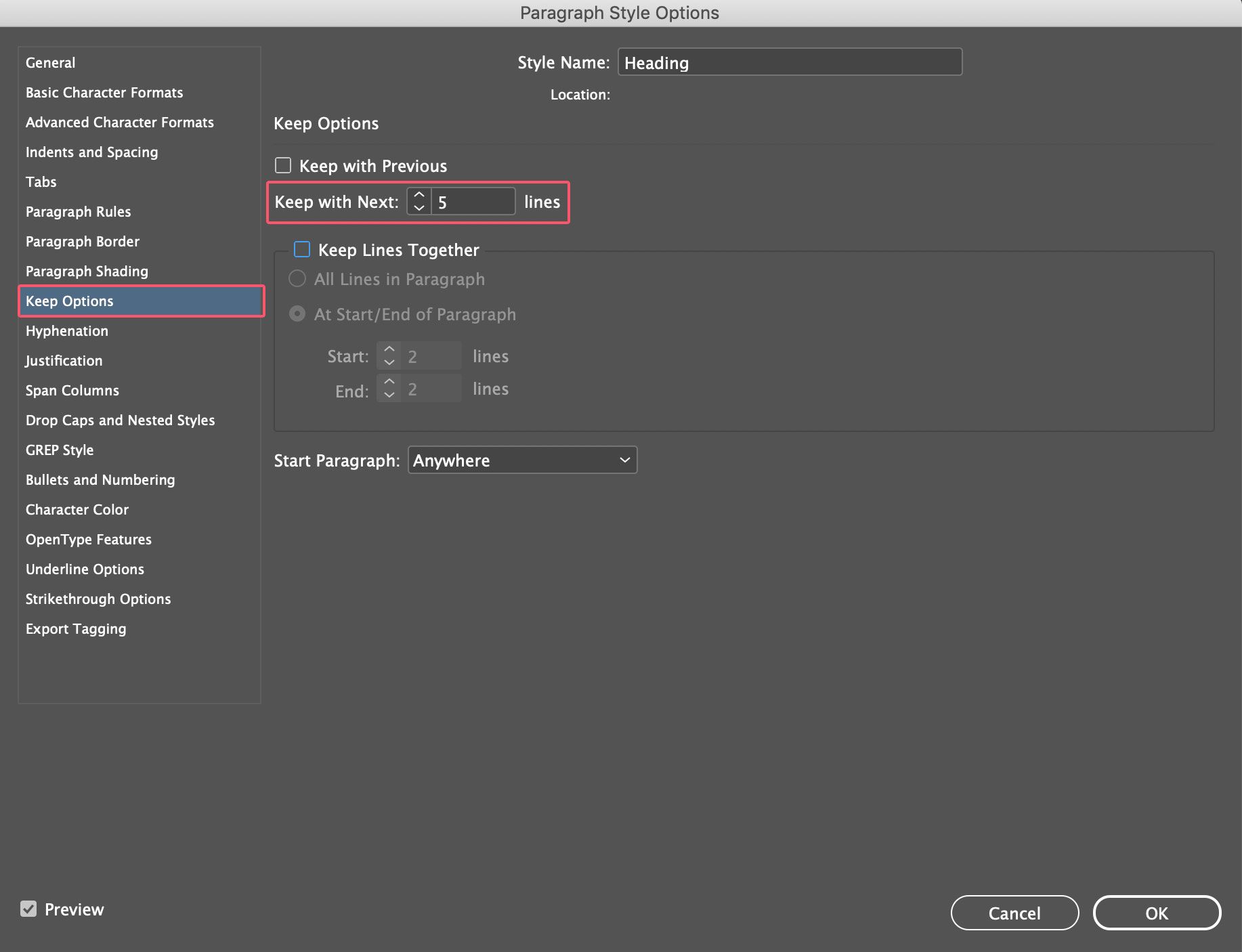 The Power of Keep Options in InDesign