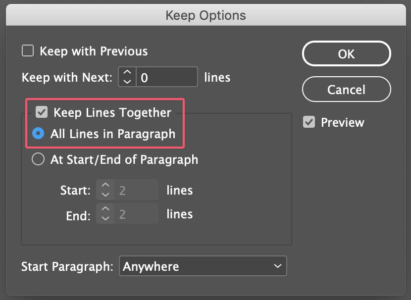 The Power of Keep Options in InDesign